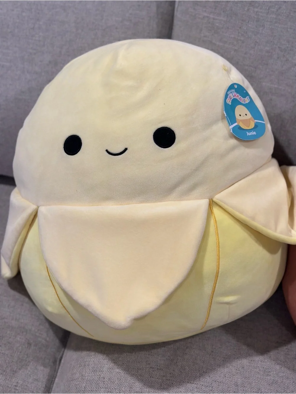 Squishmallows Junie Soft Yellow Plush Pillow Buddy